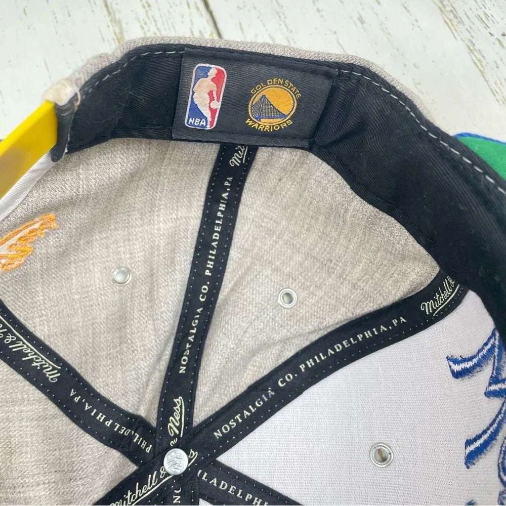 Mitchell & Ness NBA 2014 Championship Golden State Warriors Flat Bill‎ Cap
